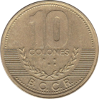 COSTA RICA - 1997 - 10 Colones - Reverse