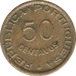 ANGOLA - 1961 - 50 Centavos - Obverse