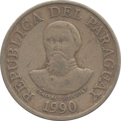 PARAGUAY - 1990 - 100 Guaranies - Obverse