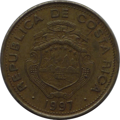 COSTA RICA - 1997 - 50 Colones - Obverse
