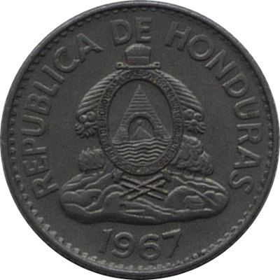 HONDURAS - 1967 - 20 Centavos - Obverse