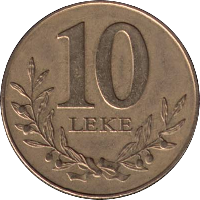 ALBANIA - 1996 - 10 Leke - Obverse