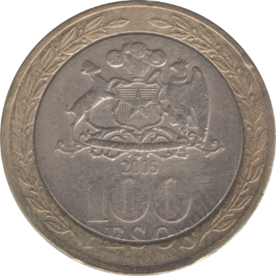 CHILE - 2005 - 100 Pesos - Obverse