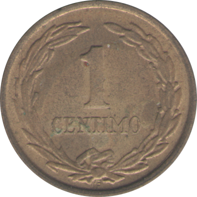 PARAGUAY - 1950 - 1 Céntimo - Obverse