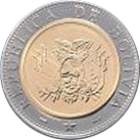BOLIVIA, PLURINATIONAL STATE OF - 2007 - 5 Bolivianos - Reverse
