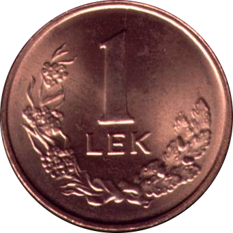 ALBANIA - 1996 - 1 Lek - Obverse