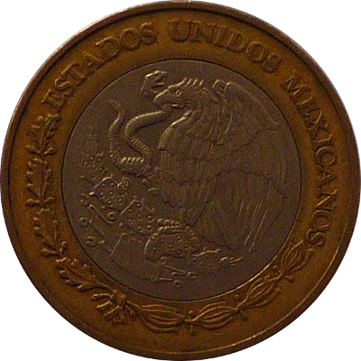 MEXICO - 2000 - 10 Pesos - Obverse
