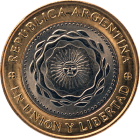 ARGENTINA - 2010 - 2 Pesos - Reverse