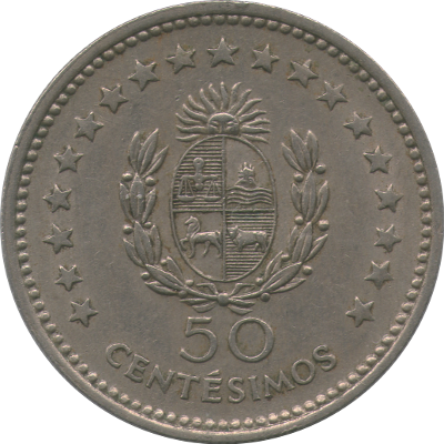 URUGUAY - 1960 - 50 Centésimos - Obverse