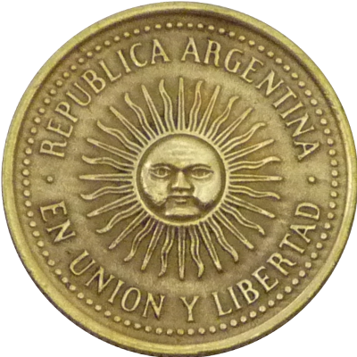 ARGENTINA - 1992 - 5 Centavos - Obverse