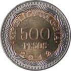 COLOMBIA - 2012 - 500 Pesos - Reverse