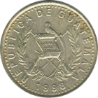GUATEMALA - 1998 - 25 Centavos - Obverse