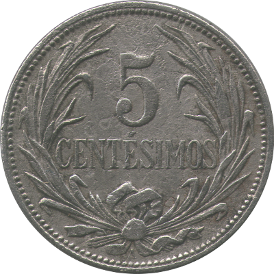 URUGUAY - 1936 - 5 Centésimos - Obverse