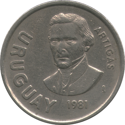 URUGUAY - 1981 - 10 Nuevos Pesos - Obverse