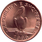 ALBANIA - 1996 - 1 Lek - Obverse