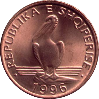 ALBANIA - 1996 - 1 Lek - Obverse