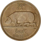 IRELAND - 1935 - ½ Penny - Reverse